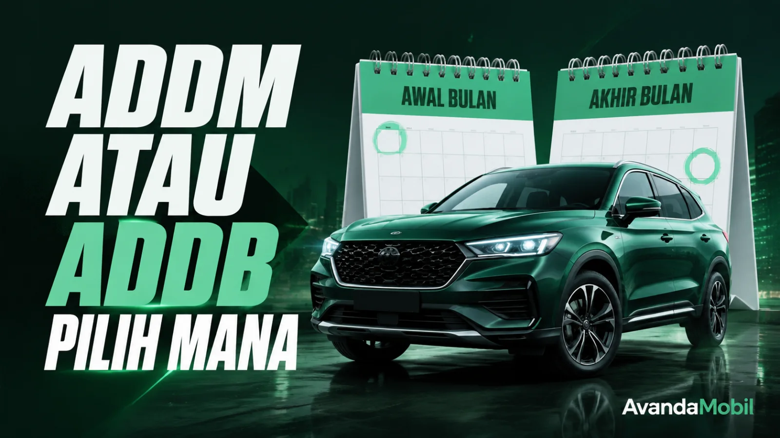 Perbedaan waktu pembayaran angsuran ADDM dan ADDB
