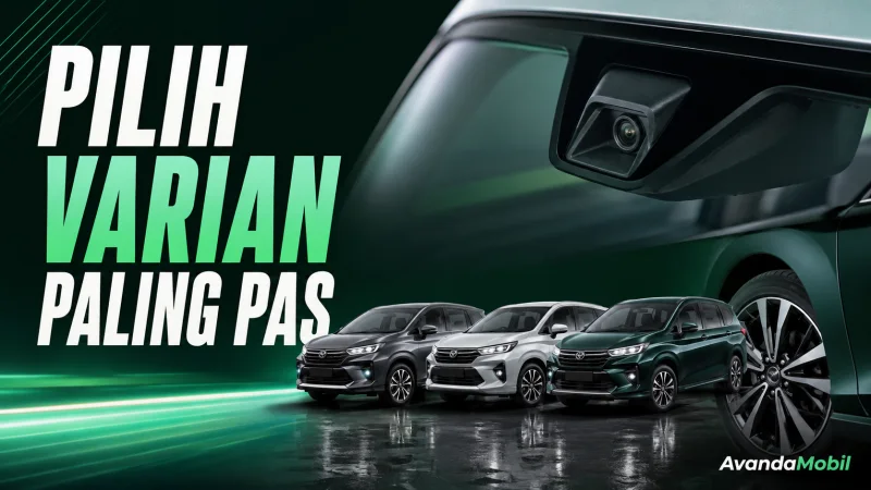 Tiga varian mobil dengan perlengkapan roda dan keselamatan berbeda