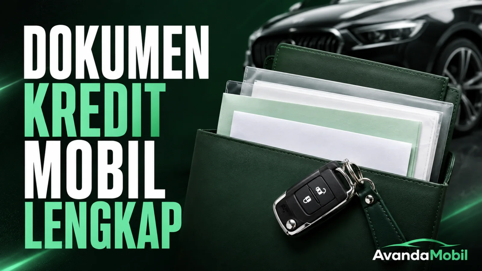 Dokumen identitas dan penghasilan untuk pengajuan kredit mobil