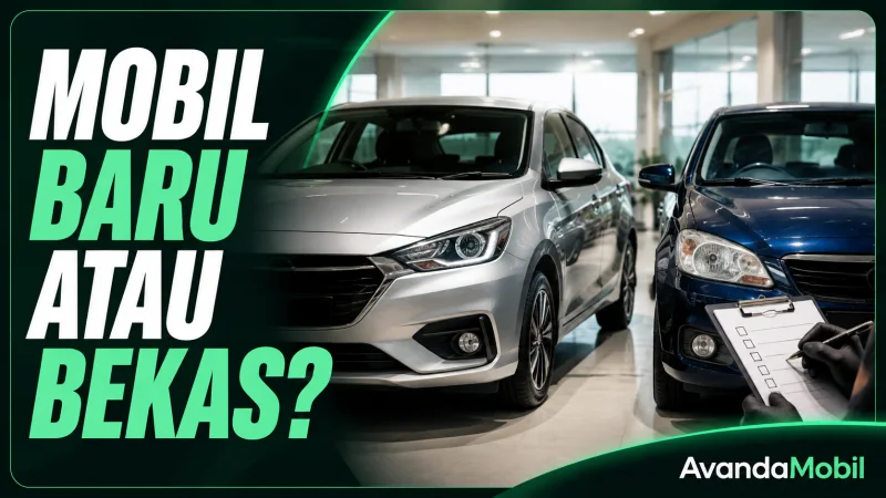 Perbandingan mobil baru dan bekas dengan lembar pemeriksaan
