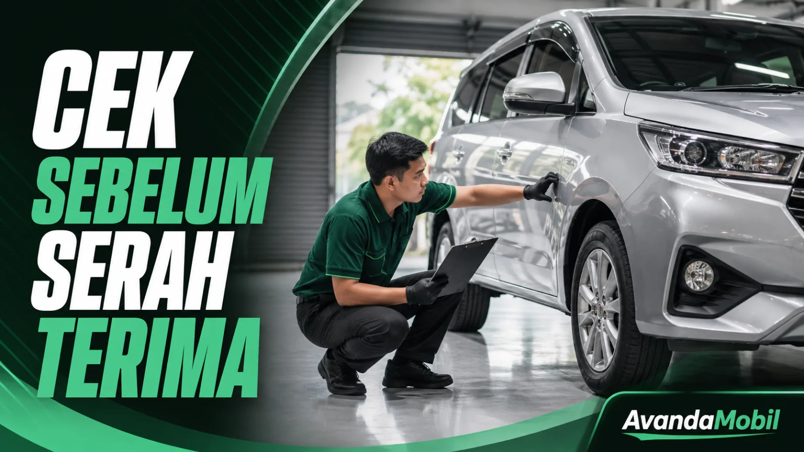 Pemeriksaan bodi dan kelengkapan saat serah terima mobil